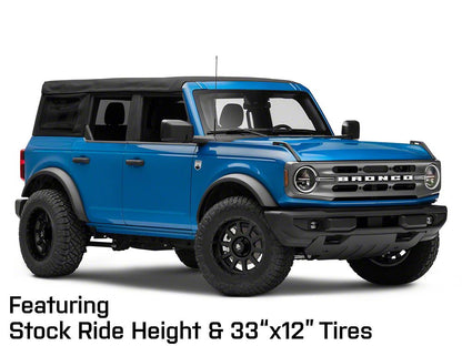 Mammoth 10 Hole Matte Black 6-Lug Wheel; 18x9; 0mm Offset (22-25 Bronco Raptor)