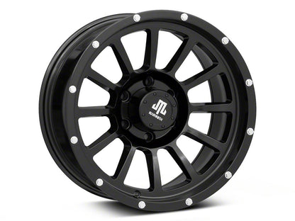 Mammoth 12 Hole Satin Black 6-Lug Wheel; 17x9; -6mm Offset (22-25 Bronco Raptor)