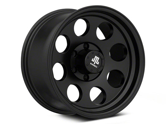 Mammoth 8 Aluminum Matte Black 6-Lug Wheel; 17x9; -6mm Offset (22-25 Bronco Raptor)