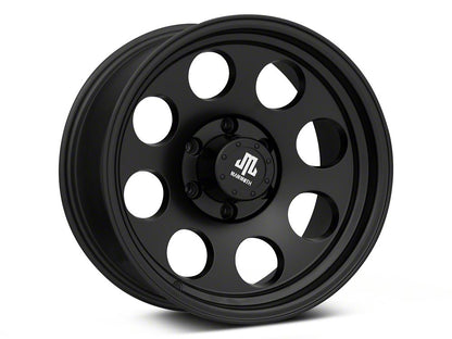 Mammoth 8 Aluminum Matte Black 6-Lug Wheel; 17x9; -6mm Offset (22-25 Bronco Raptor)
