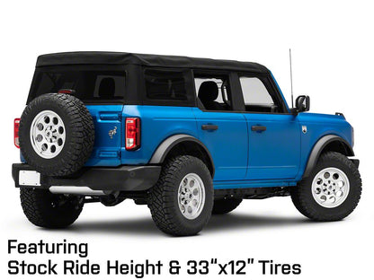 Mammoth 8 Aluminum Polished 6-Lug Wheel; 17x9; -6mm Offset (22-25 Bronco Raptor)