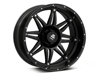 Mammoth Approach Matte Black 6-Lug Wheel; 20x10; -24mm Offset (22-25 Bronco Raptor)