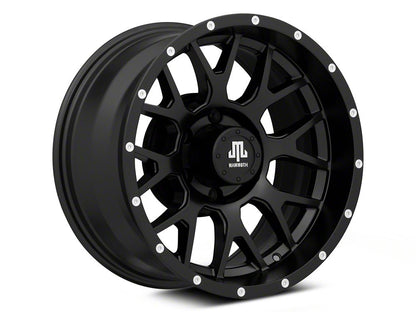 Mammoth Beadlock Mesh Matte Black 6-Lug Wheel; 17x9; -12mm Offset (22-25 Bronco Raptor)
