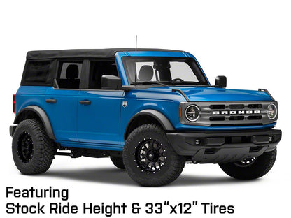 Mammoth Beadlock Mesh Matte Black 6-Lug Wheel; 17x9; -12mm Offset (22-25 Bronco Raptor)