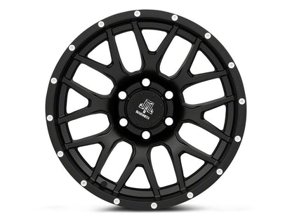 Mammoth Beadlock Mesh Matte Black 6-Lug Wheel; 18x9; -12mm Offset (22-25 Bronco Raptor)