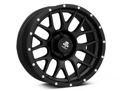 Mammoth Beadlock Mesh Matte Black 6-Lug Wheel; 18x9; -12mm Offset (22-25 Bronco Raptor)