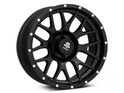 Mammoth Beadlock Mesh Matte Black 6-Lug Wheel; 18x9; -6mm Offset (22-25 Bronco Raptor)