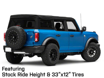 Mammoth Beadlock Mesh Matte Black 6-Lug Wheel; 18x9; -6mm Offset (22-25 Bronco Raptor)