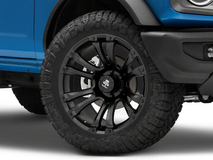 Mammoth Madness Matte Black 6-Lug Wheel; 20x10; -18mm Offset (22-25 Bronco Raptor)