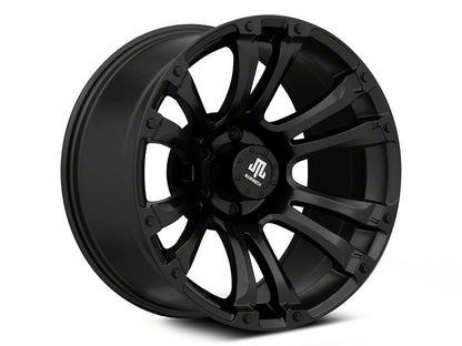 Mammoth Madness Matte Black 6-Lug Wheel; 20x10; -18mm Offset (22-25 Bronco Raptor)
