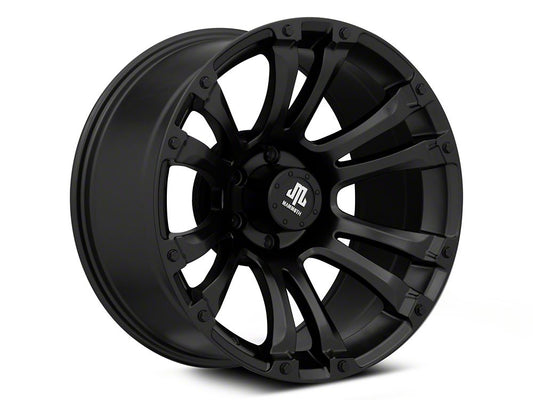 Mammoth Madness Matte Black 6-Lug Wheel; 20x10; -18mm Offset (22-25 Bronco Raptor)