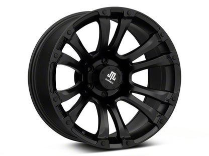 Mammoth Madness Matte Black 6-Lug Wheel; 20x10; -18mm Offset (22-25 Bronco Raptor)