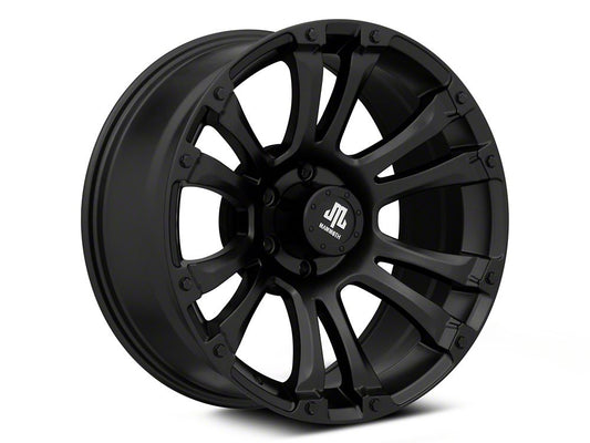 Mammoth Madness Matte Black 6-Lug Wheel; 20x9; 0mm Offset (22-25 Bronco Raptor)