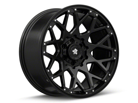 Mammoth Vex Satin Black Machined 6-Lug Wheel; 20x9; -6mm Offset (22-25 Bronco Raptor)