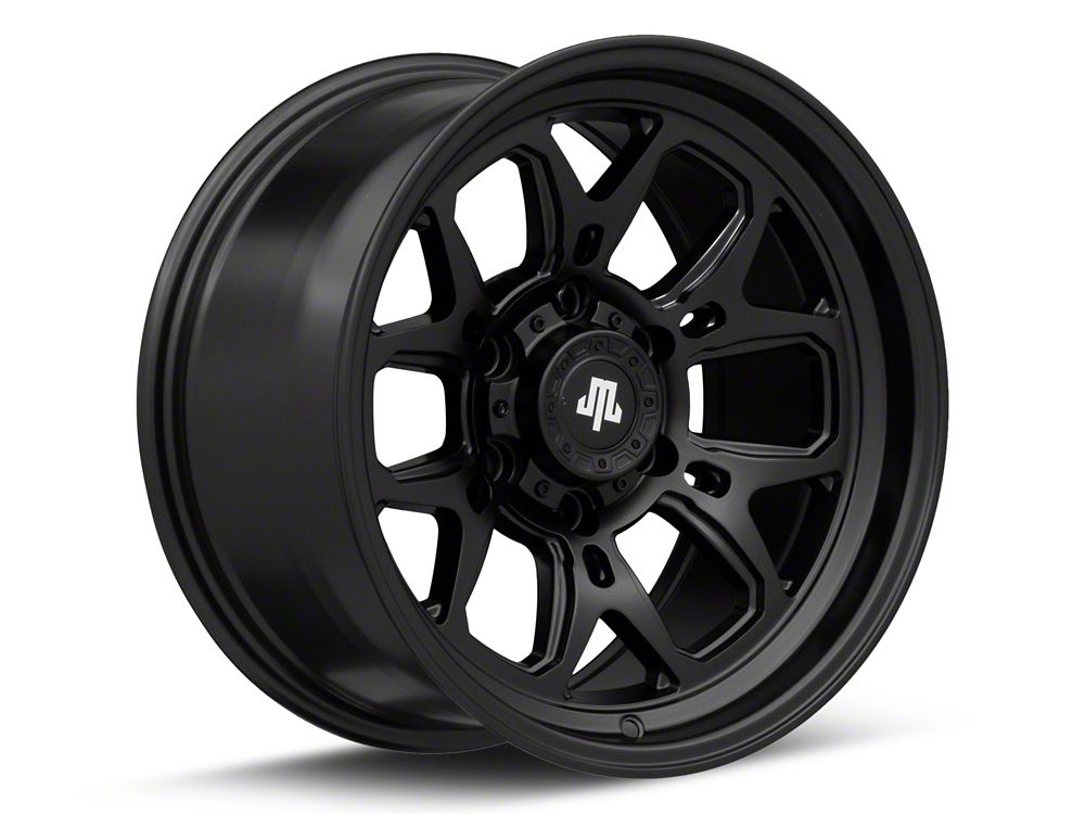 Mammoth Modus Satin Black 6-Lug Wheel; 17x9; 0mm Offset (21-25 Bronco, Excluding Raptor)