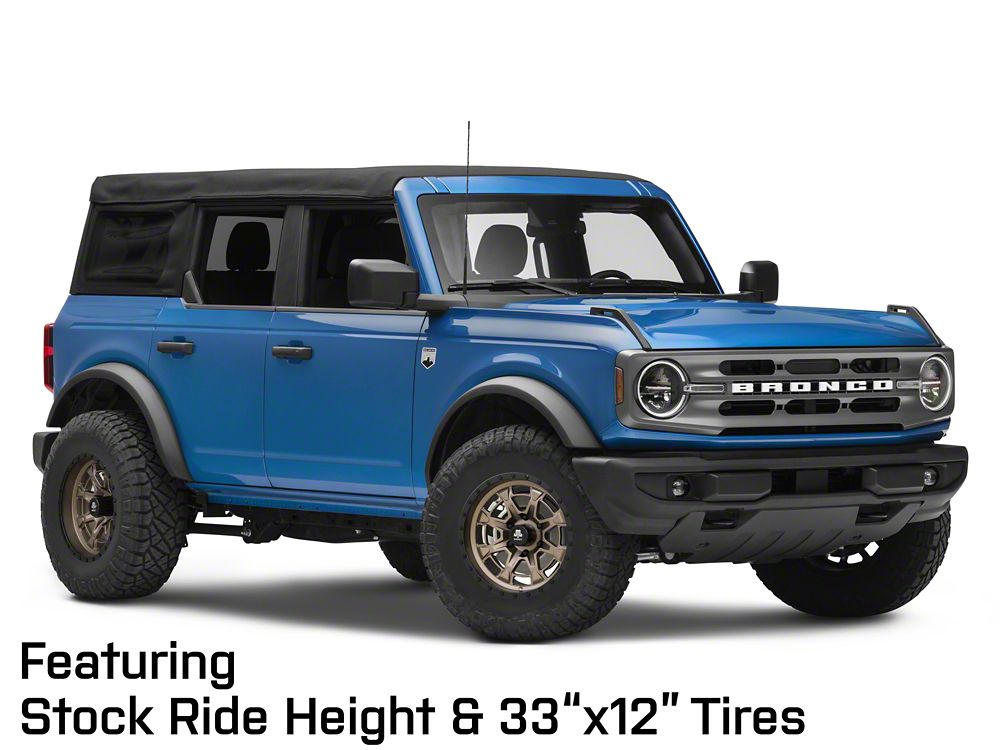 Mammoth Split 16 Satin Bronze 6-Lug Wheel; 17x9; -12mm Offset (21-25 Bronco, Excluding Raptor)