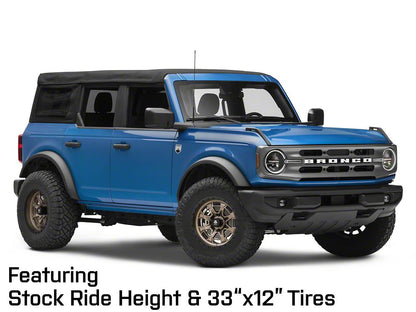 Mammoth Split 16 Satin Bronze 6-Lug Wheel; 17x9; -12mm Offset (21-25 Bronco, Excluding Raptor)