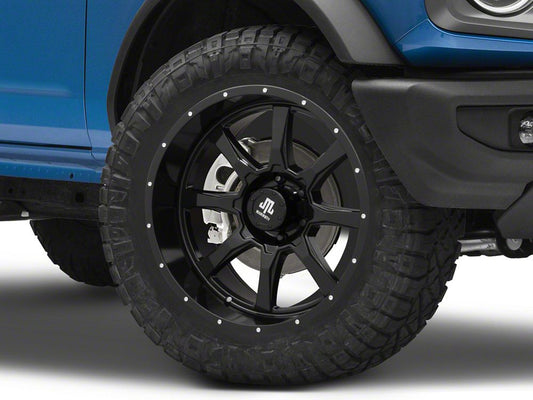 Mammoth High Roller Gloss Black 6-Lug Wheel; 20x10; -24mm Offset (15-20 F-150)