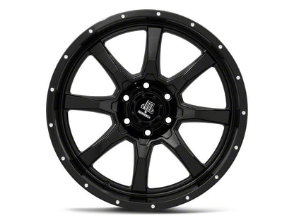 Mammoth High Roller Gloss Black 6-Lug Wheel; 20x10; -24mm Offset (22-25 Bronco Raptor)