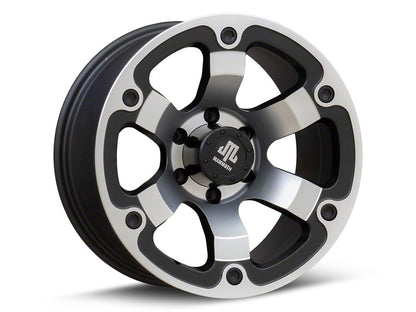 Mammoth Rogue Matte Black Machined 6-Lug Wheel; 17x9; -6mm Offset (22-25 Bronco Raptor)
