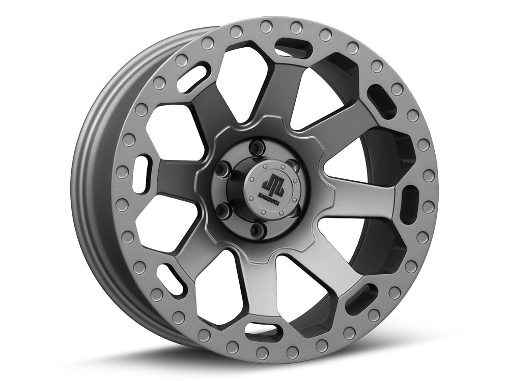 Mammoth Synister Charcoal 6-Lug Wheel; 20x9; -6mm Offset (22-25 Bronco Raptor)