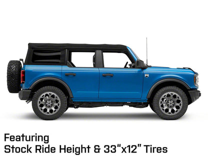 Mammoth Synister Charcoal 6-Lug Wheel; 20x9; -6mm Offset (22-25 Bronco Raptor)