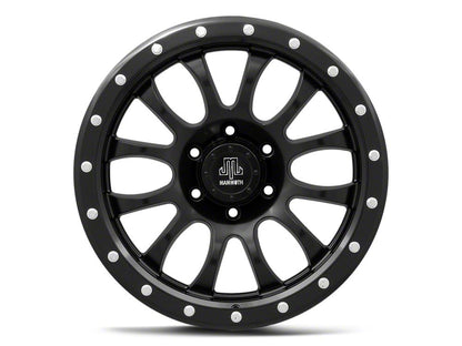 Mammoth 12 Hole Satin Black 6-Lug Wheel; 18x9; -6mm Offset (22-25 Bronco Raptor)