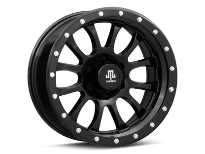 Mammoth 12 Hole Satin Black 6-Lug Wheel; 18x9; -6mm Offset (22-25 Bronco Raptor)