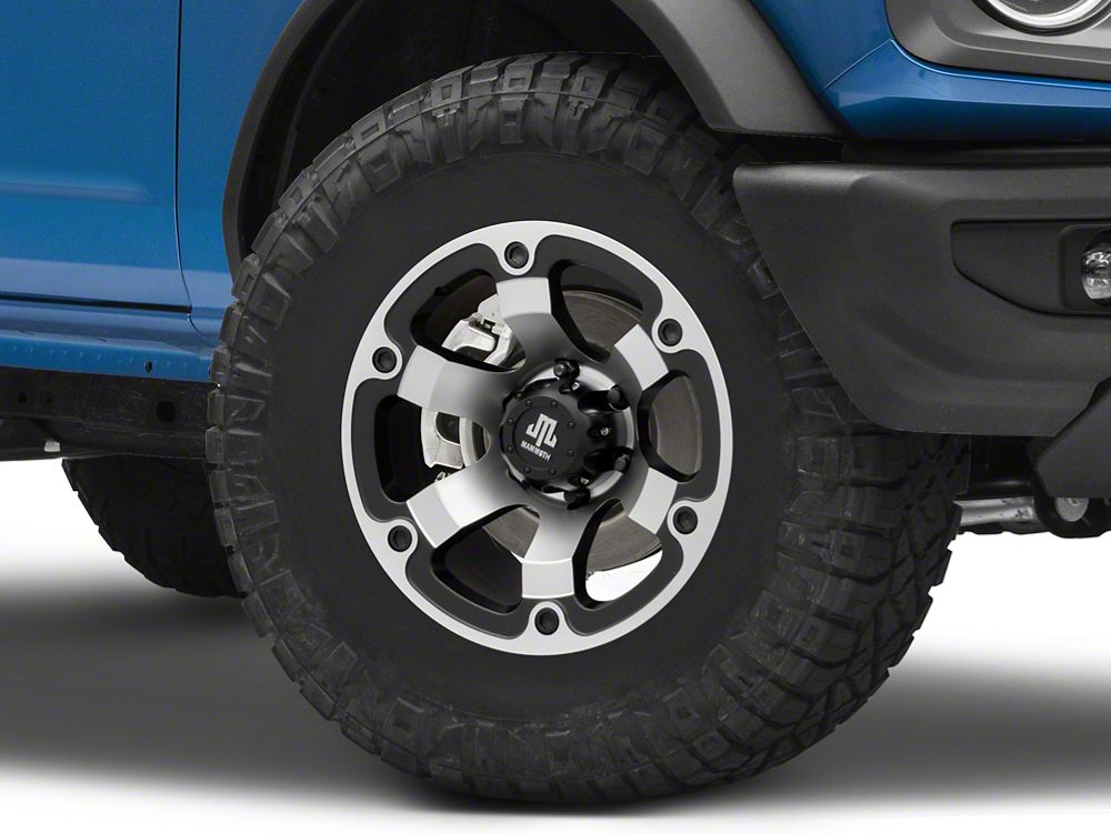 Mammoth Rims Mammoth Rogue Matte Black Machined 6-Lug Wheel; 17x8.5; 0mm Offset (21 ...