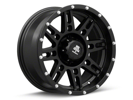 Mammoth Vader Beadlock Matte Black 6-Lug Wheel; 17x8.5; 0mm Offset (21-25 Bronco, Excluding Raptor)