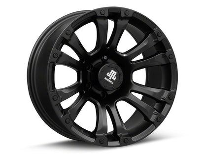 Mammoth Madness Matte Black 6-Lug Wheel; 18x9; -6mm Offset (22-25 Bronco Raptor)