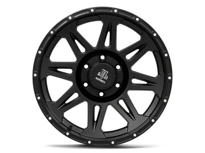 Mammoth Split 8 Beadlock Matte Black 6-Lug Wheel; 18x9; -6mm Offset (22-25 Bronco Raptor)