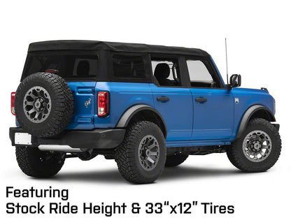 Mammoth Synister Charcoal 6-Lug Wheel; 17x9; -6mm Offset (22-25 Bronco Raptor)