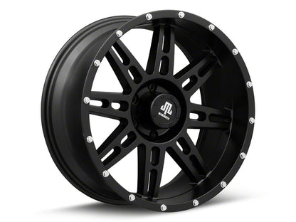 Mammoth Vader Beadlock Matte Black 6-Lug Wheel; 20x9; -6mm Offset (22-25 Bronco Raptor)