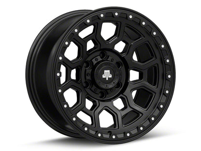 Mammoth Hunter Satin Black 6-Lug Wheel; 17x9; 0mm Offset (24-25 Ranger)