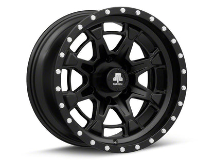 Mammoth Split 16 Satin Black 6-Lug Wheel; 17x9; -12mm Offset (24-25 Ranger)
