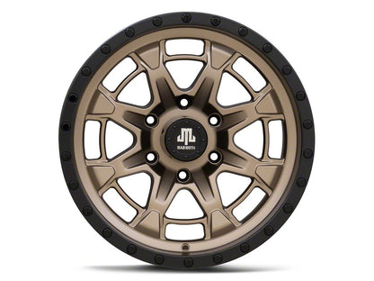 Mammoth Split 16 Satin Bronze 6-Lug Wheel; 17x9; -12mm Offset (24-25 Ranger)
