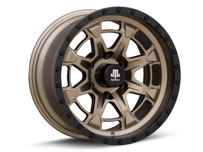 Mammoth Split 16 Satin Bronze 6-Lug Wheel; 17x9; -12mm Offset (24-25 Ranger)