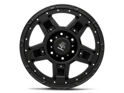 Mammoth Cliff Hanger Matte Black 6-Lug Wheel; 17x8.5; 0mm Offset (19-23 Ranger)