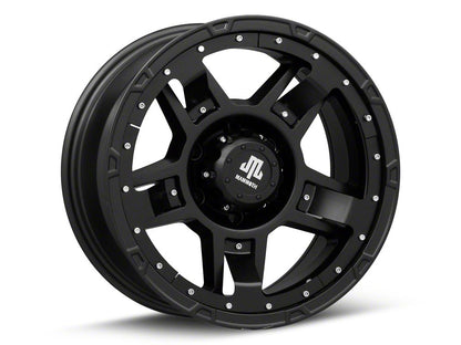 Mammoth Cliff Hanger Matte Black 6-Lug Wheel; 17x8.5; 0mm Offset (19-23 Ranger)