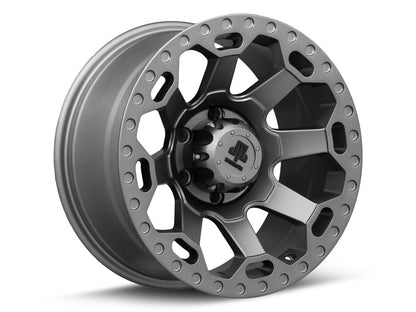 Mammoth Synister Charcoal 6-Lug Wheel; 17x8.5; 0mm Offset (24-25 Ranger)