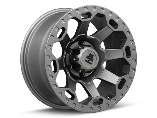 Mammoth Synister Charcoal 6-Lug Wheel; 17x8.5; 0mm Offset (24-25 Ranger)