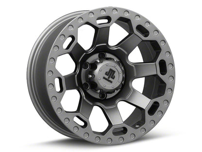 Mammoth Synister Charcoal 6-Lug Wheel; 17x8.5; 0mm Offset (24-25 Ranger)
