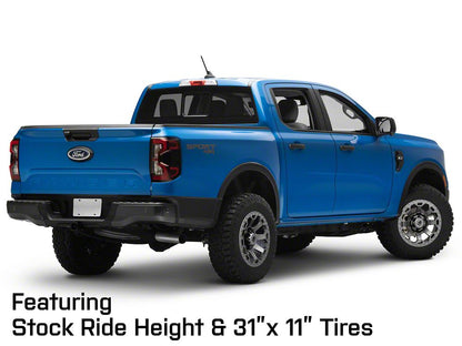 Mammoth Synister Charcoal 6-Lug Wheel; 17x8.5; 0mm Offset (24-25 Ranger)