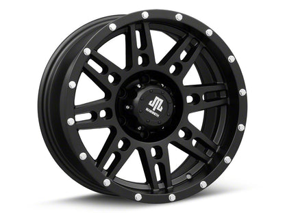 Mammoth Vader Beadlock Matte Black 6-Lug Wheel; 17x8.5; 0mm Offset (19-23 Ranger)
