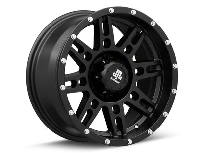 Mammoth Vader Beadlock Matte Black 6-Lug Wheel; 17x8.5; 0mm Offset (24-25 Ranger)