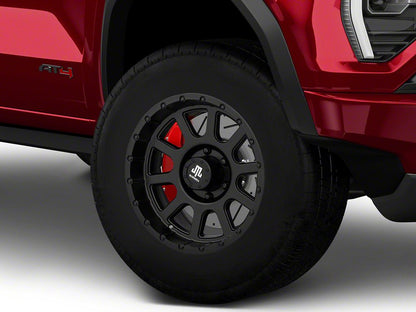 Mammoth 10 Hole Matte Black 6-Lug Wheel; 17x9; -6mm Offset (23-25 Canyon)