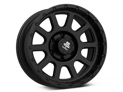 Mammoth 10 Hole Matte Black 6-Lug Wheel; 17x9; -6mm Offset (23-25 Canyon)