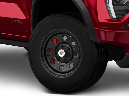 Mammoth 8-Hole Gloss Black 6-Lug Wheel; 17x8; -6mm Offset (23-25 Canyon)