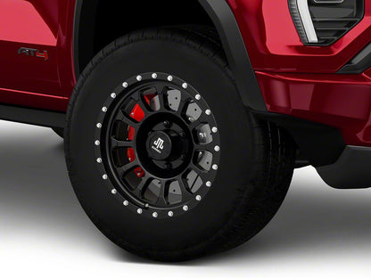Mammoth 12-Hole Satin Black 6-Lug Wheel; 17x8.5; 0mm Offset (23-25 Canyon)